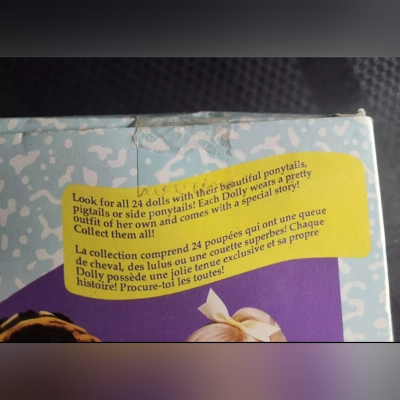 Rare Dolly Suprise Prairie Girl Doll 1989 Playskool new in box Hair Really Grows - Picture 3 of 15